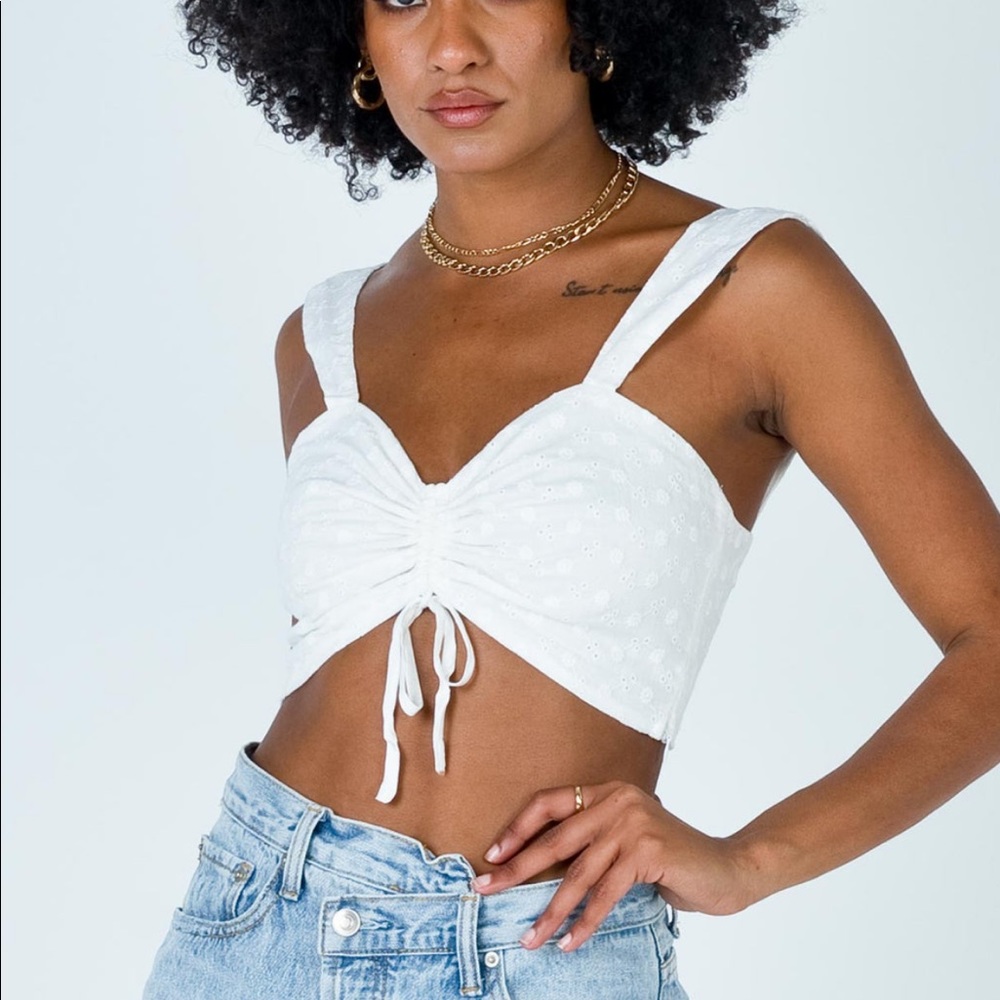 white princess polly tank